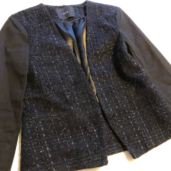 Tweed jacket blue/black/silver - Picture 7 of 9